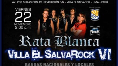 VILLA El SALVAROCK  2019