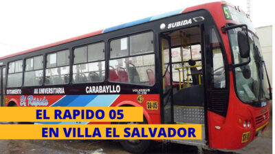 Nueva ruta EL RÁPIDO 05 en villa el salvador